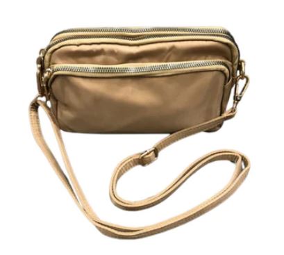 Cross Over Shoulder Bag Camal