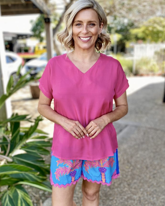 Lux Top – Hot Pink