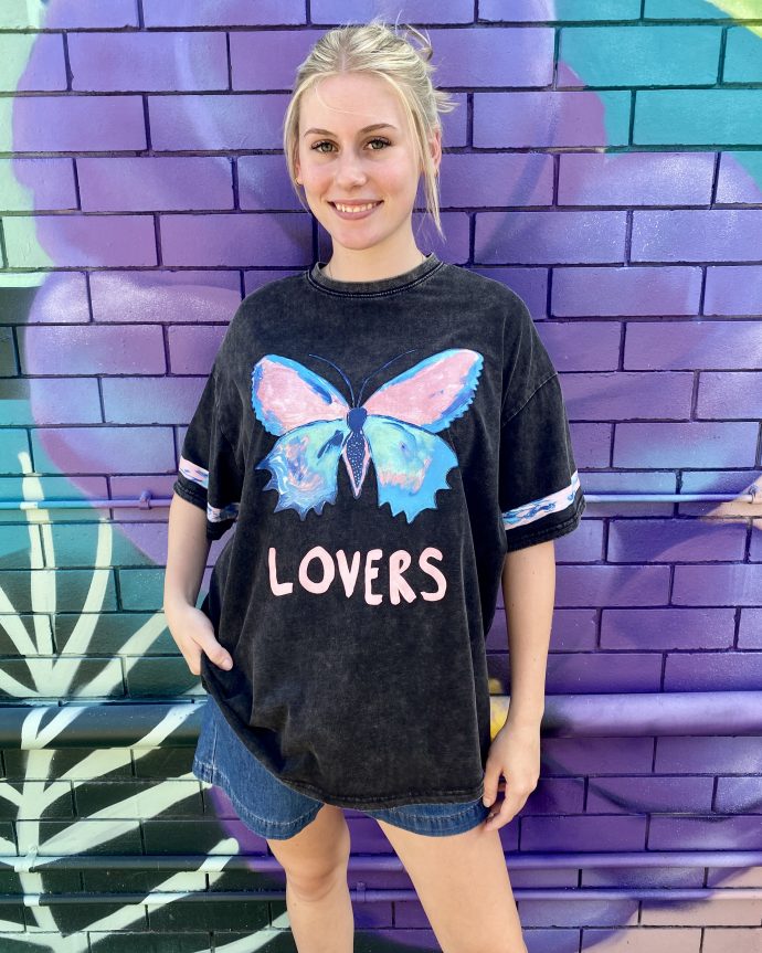 Butterfly Lovers Tee – Black